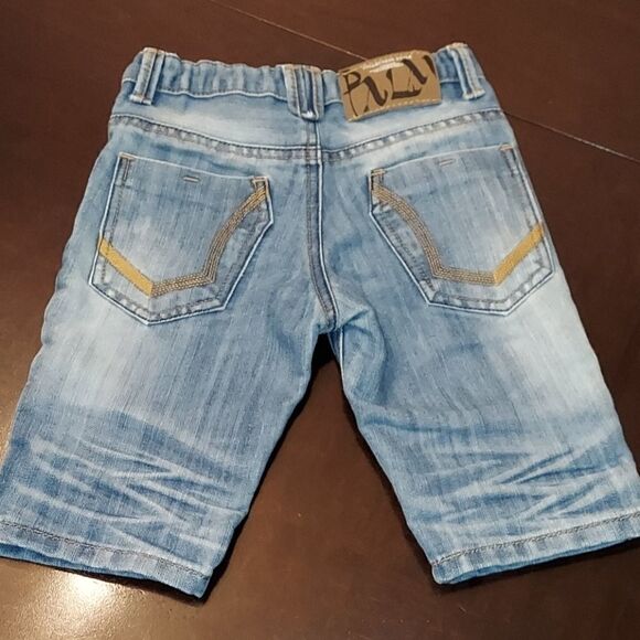 Palm Light Wash Denim Shorts Sz 36 Months - Picture 3 of 3